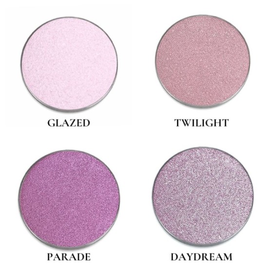 Refill compact eyeshadow Glazed (shimmer)